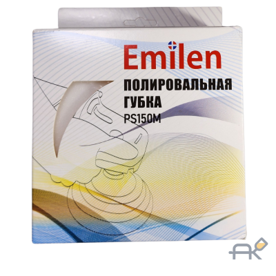 Полировочная губка EMILEN PS150M белый
